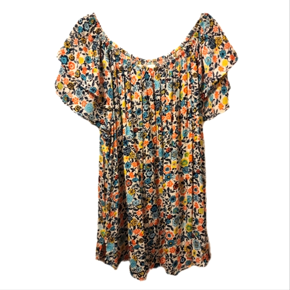 Terra & Sky Floral Top